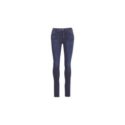 Jeansy slim fit Le Temps des Cerises PULP HIGH SLIM. Niebieskie rurki damskie marki Le Temps Des Cerises, bez wzorów, z jeansu. Za 439,00 zł.
