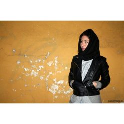 Chusty damskie: CHUSTA/SZALIK BUTTON SCARF UNISEX szara