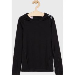 Adidas Performance - Longsleeve dziecięcy 140-176 cm. Czarne t-shirty chłopięce adidas Performance, bez wzorów, z elastanu, z długim rękawem. W wyprzedaży za 79,90 zł.
