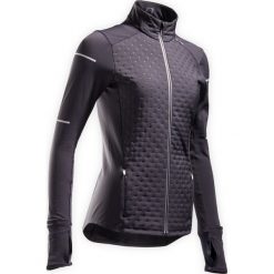 Bluza Do Biegania Damska Kiprun Warm. Czarne bluzy damskie KIPRUN, l, bez wzorów, z elastanu, bez rękawów, bez kaptura, do biegania. Za 149,99 zł.