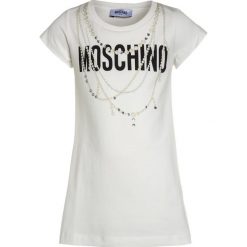 MOSCHINO MAXI Tshirt z nadrukiem cloud. Niebieskie t-shirty damskie marki MOSCHINO, z nadrukiem, z elastanu. Za 369,00 zł.