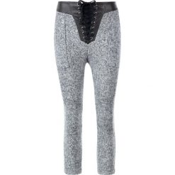 Spodnie materiałowe The Kooples FJOG18019S. Szare spodnie damskie The Kooples, s, z elastanu. W wyprzedaży za 419,00 zł.