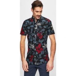 Produkt by Jack & Jones - Koszula. Szare koszule męskie marki PRODUKT by Jack & Jones, s, bez wzorów, z bawełny, casualowe, button down, z krótkim rękawem. Za 79,90 zł.
