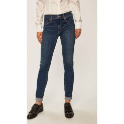 Polo Ralph Lauren - Jeansy Tompkins. Niebieskie jeansy damskie Polo Ralph Lauren, bez wzorów, z jeansu. W wyprzedaży za 339,90 zł.