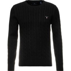 GANT CABLE CREW Sweter black. Czarne bez kategorii GANT, m, z bawełny. Za 589,00 zł.