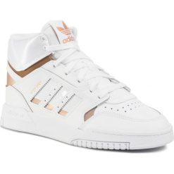 Buty adidas - Drop Step EF7143 Ftwwht/Coppmt/Ftwwht. Białe buty sportowe damskie Adidas, z materiału. Za 379,00 zł.