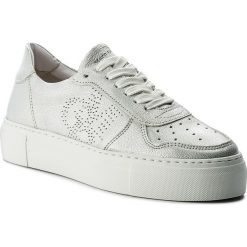 Sneakersy MARC O'POLO - 801 14463502 101 Silver 165. Szare półbuty damskie Marc O'Polo, ze skóry. W wyprzedaży za 349,00 zł.