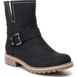 Trapery CLARA BARSON - WS722-60 Black. Czarne trapery damskie Clara Barson, ze skóry ekologicznej, klasyczne, bez obcasa, bez zapięcia. Za 129,99 zł.
