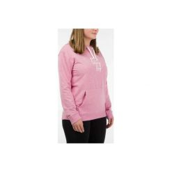 Bluza Gym & Pilates 520 damska. Różowe bluzy damskie DOMYOS, l, bez wzorów, z elastanu, bez rękawów, bez kaptura, na jogę i pilates. Za 64,99 zł.