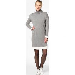 Tommy Hilfiger - Sukienka damska z dodatkiem alpaki, szary. Szare sukienki damskie TOMMY HILFIGER, do pracy, s, bez wzorów, z dzianiny, biznesowe, bez kołnierzyka, bez rękawów. Za 449,95 zł.