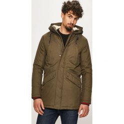 Jack & Jones - Parka. Niebieskie płaszcze męskie Jack & Jones, xl, bez wzorów, z poliesteru, długie, z kapturem. W wyprzedaży za 299,90 zł.