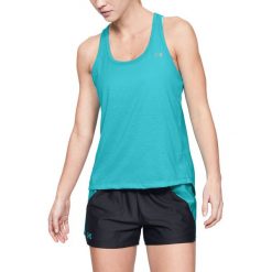 Under Armour Podkoszulek Niebieski. Niebieskie podkoszulki damskie Under Armour, l, bez wzorów, z poliesteru, bez kołnierzyka. Za 137,95 zł.