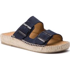 Espadryle TONI PONS - Beny-N Navy. Niebieskie espadryle damskie Toni Pons, bez wzorów, ze skóry, bez obcasa. W wyprzedaży za 189,00 zł.