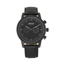 Zegarek Zemge Zegarek męski z kolekcji CLASSIC Czarny ZC1001 uniwersalny. Czarne zegarki męskie Zemge. Za 332,10 zł.