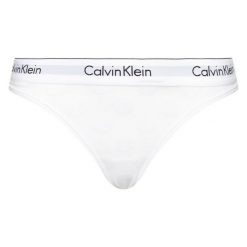 Stringi Calvin Klein Underwear 000QF5849E. Czarne stringi damskie Calvin Klein Underwear, l, bez wzorów, z elastanu. Za 89,00 zł.