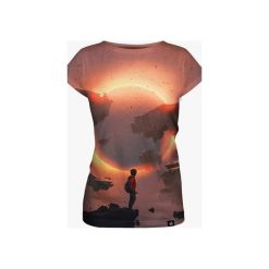 Eclipse women's t-shirt. Brązowe t-shirty damskie marki Mars from venus, s, bez wzorów, bez kołnierzyka. Za 101,40 zł.