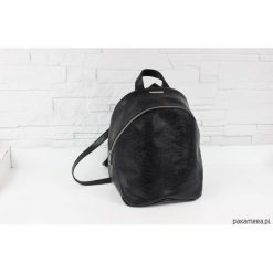 Plecaki damskie: Skórzany Fabio Plecak ZIP black snake Z-D