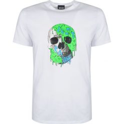 Just Cavalli T-shirt "Regular". T-shirty męskie Roberto Cavalli, z nadrukiem, z bawełny, z okrągłym kołnierzem. Za 249,00 zł.