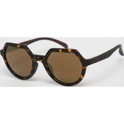 Adidas Originals - Okulary AOR018. Pomarańczowe okulary przeciwsłoneczne damskie adidas Originals, okrągłe. W wyprzedaży za 129,90 zł.