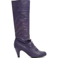 Buty zimowe damskie: Fioletowe Kozaki Anywhere