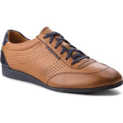 Półbuty GINO ROSSI - Alan MPV491-Y01-XBXB-2557-T 82/59. Brązowe derby męskie Gino Rossi, z materiału. W wyprzedaży za 249,00 zł.