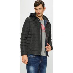 Tommy Hilfiger - Kurtka. Czarne kurtki męskie marki TOMMY HILFIGER, s, z poliesteru, z kapturem. Za 1199,00 zł.