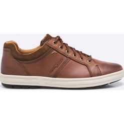 Camel Active - Buty Laponia. Pomarańczowe buty sportowe męskie marki Camel Active, ze skóry, na sznurówki. W wyprzedaży za 299,90 zł.