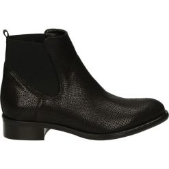 Botki - 7642 N-C NERO. Czarne botki damskie skórzane Venezia. Za 259,00 zł.