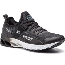 Sneakersy PLEIN SPORT - Runner Tiger S19S MSC1864 STE003N Black/Silver 0270. Czarne sneakersy męskie Plein Sport, bez zapięcia. W wyprzedaży za 559,00 zł.