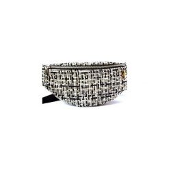Pixie black mała nerka. Czarne nerki damskie Sabi tatka, w paski, z tkaniny, małe, zdobione, bez dodatków. Za 109,00 zł.