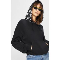 Tally Weijl - Bluza. Czarne bluzy damskie TALLY WEIJL, s, bez wzorów, z bawełny, bez rękawów, z kapturem. W wyprzedaży za 99,90 zł.
