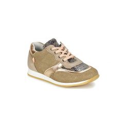 Buty Dziecko Babybotte KAVALKAD. Pomarańczowe trampki dziewczęce Babybotte, bez wzorów, bez zapięcia. Za 311,20 zł.