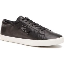 Sneakersy KARL LAGERFELD - KL51315 Black Lthr. Czarne sneakersy męskie marki KARL LAGERFELD, na co dzień, bez wzorów, ze skóry ekologicznej, klasyczne, bez zapięcia. Za 839,00 zł.