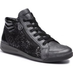 Sneakersy ARA - 12-44407-15 Silber/Schwarz. Szare półbuty damskie ara, ze skóry. W wyprzedaży za 319,00 zł.