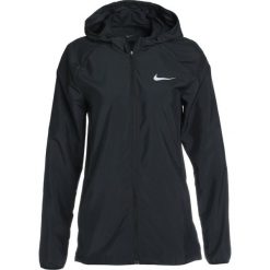Nike Performance ESSENTIAL JAKET HOODED Kurtka do biegania black/wolf grey/reflective silver. Czarne kurtki damskie do biegania Nike Performance, xs, z materiału. Za 319,00 zł.