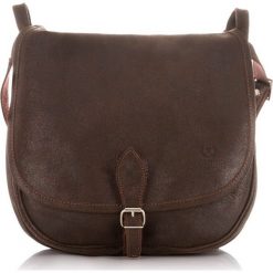 Skórzana torba listonoszka damska vintage PAOLO PERUZZI GA301 c.brązowa - c. brązowy. Pomarańczowe listonoszki damskie Paolo Peruzzi, w paski, ze skóry, vintage, bez dodatków. Za 359,99 zł.