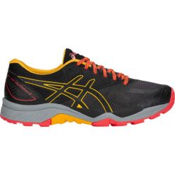 Buty Asics GEL Fuji Trabuco 6 W Bursztynowo-Czarne. Żółte buty sportowe damskie Asics, bez wzorów, do biegania. Za 199,99 zł.