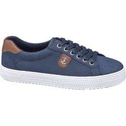 Sneakersy damskie Graceland niebieskie. Niebieskie sneakersy damskie marki Graceland, z gumy. Za 99,90 zł.