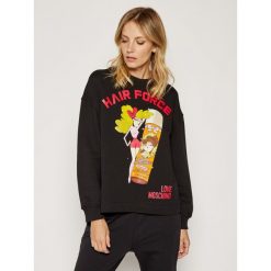 Bluza LOVE MOSCHINO W635502M 4068. Czarne bluzy damskie Love Moschino, m, bez wzorów, bez rękawów, bez kaptura. W wyprzedaży za 469,00 zł.