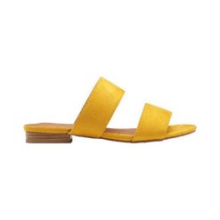 Duffy Sandały żółty female żółty 37. Żółte sandały damskie Duffy, w paski, ze skóry, eleganckie, na niskim obcasie, z paskami. Za 189,00 zł.