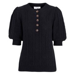 Freequent Sweter z cienkiej dzianiny Tine Czarny female czarny M (40). Czarne swetry damskie Freequent, s, bez wzorów, z dzianiny, bez rękawów, bez kaptura. Za 189,00 zł.