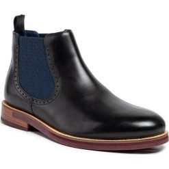 Sztyblety TED BAKER - Secainl 9-159841 Black. Czarne sztyblety męskie Ted Baker, ze skóry, bez zapięcia. Za 889,00 zł.