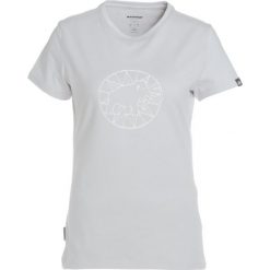 Mammut LOGO Tshirt z nadrukiem marble white. Szare topy sportowe damskie marki Mammut, l, z nadrukiem, z bawełny. Za 159,00 zł.