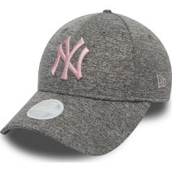 New Era - Czapka. Szare czapki damskie New Era, z aplikacjami, z poliesteru. Za 129,90 zł.