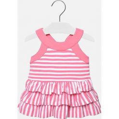 Mayoral - Sukienka dziecięca 68-98 cm. Różowe sukienki dziewczęce Mayoral, bez wzorów, z elastanu, casualowe, bez rękawów, mini, rozkloszowane. W wyprzedaży za 59,90 zł.