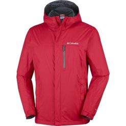 Lekka kurtka przeciwdeszczowa Columbia Pouring Adventure II 1760061614. Czerwone kurtki męskie Columbia, m, bez wzorów, bez kaptura. Za 293,99 zł.
