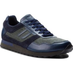 Sneakersy TRUSSARDI JEANS - 77A00101 U616. Niebieskie sneakersy męskie Trussardi Jeans, bez zapięcia. W wyprzedaży za 319,00 zł.