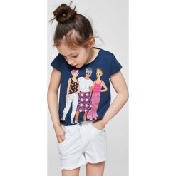 Mango Kids - Top dziecięcy Rad 110-164 cm. Czerwone bluzki dziewczęce marki bonprix, m, z nadrukiem, z klasycznym kołnierzykiem, z krótkim rękawem. Za 29,90 zł.