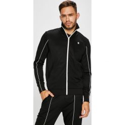 G-Star Raw - Bluza. Czarne bluzy męskie G-Star RAW, m, z nadrukiem, z bawełny, retro, z kapturem, bez rękawów, bez kaptura. W wyprzedaży za 349,90 zł.