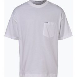 Calvin Klein Jeans - T-shirt męski, biały. Białe t-shirty męskie Calvin Klein Jeans, s, bez wzorów, z jeansu, klasyczne, z klasycznym kołnierzykiem. Za 99,95 zł.